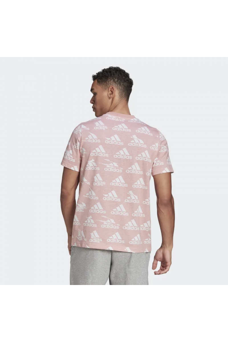 POLERA ADIDAS HOMBRE BRANDLOVE SINGLE MALVA