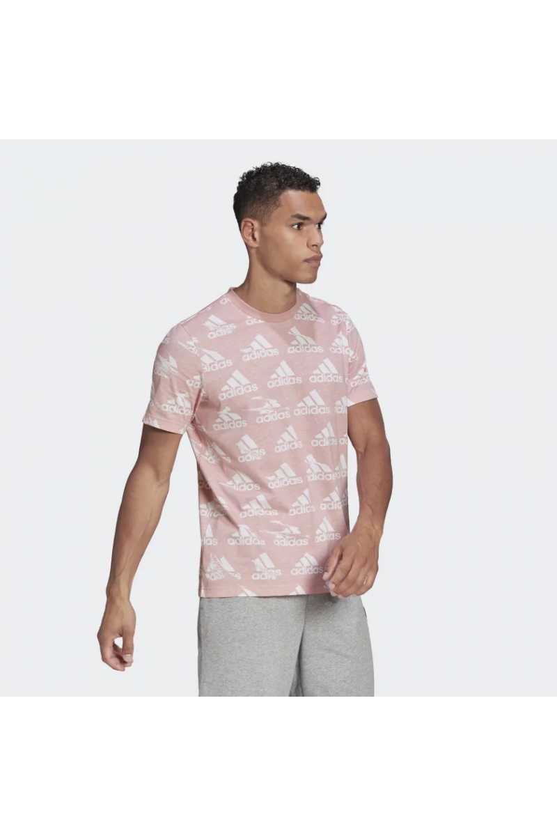 POLERA ADIDAS HOMBRE BRANDLOVE SINGLE MALVA