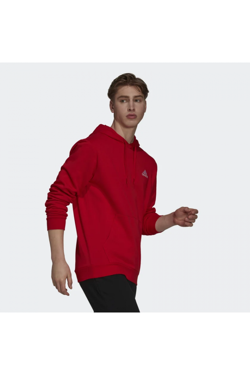 POLERÓN ADIDAS HOMBRE ESSENTIALS FLEECE ROJO POLERÓN ADIDAS HOMBRE ESSENTIALS FLEECE ROJO