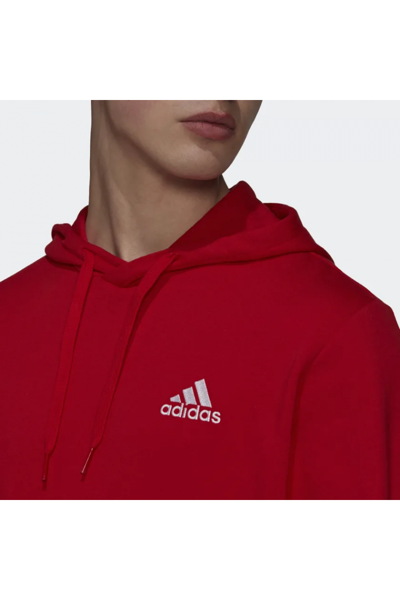 POLERÓN ADIDAS HOMBRE ESSENTIALS FLEECE ROJO POLERÓN ADIDAS HOMBRE ESSENTIALS FLEECE ROJO