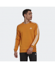 POLERÓN ADIDAS HOMBRE ESSENTIALS LOGO GRANDE FELPA MOSTAZA