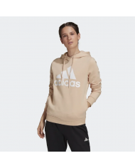 POLERÓN ADIDAS MUJER LOUNGEWEAR ESSENTIAL LOGO FLEECE CELESTE