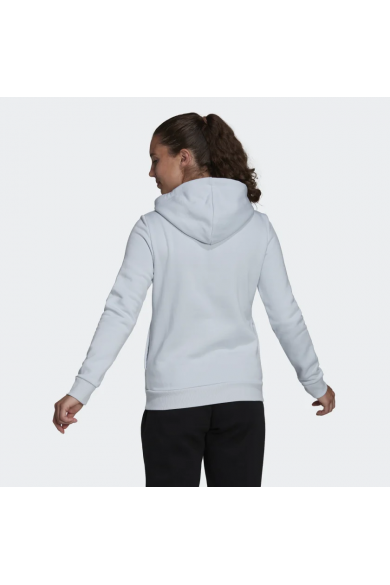 POLERÓN ADIDAS MUJER LOUNGEWEAR ESSENTIAL LOGO FLEECE CELESTE