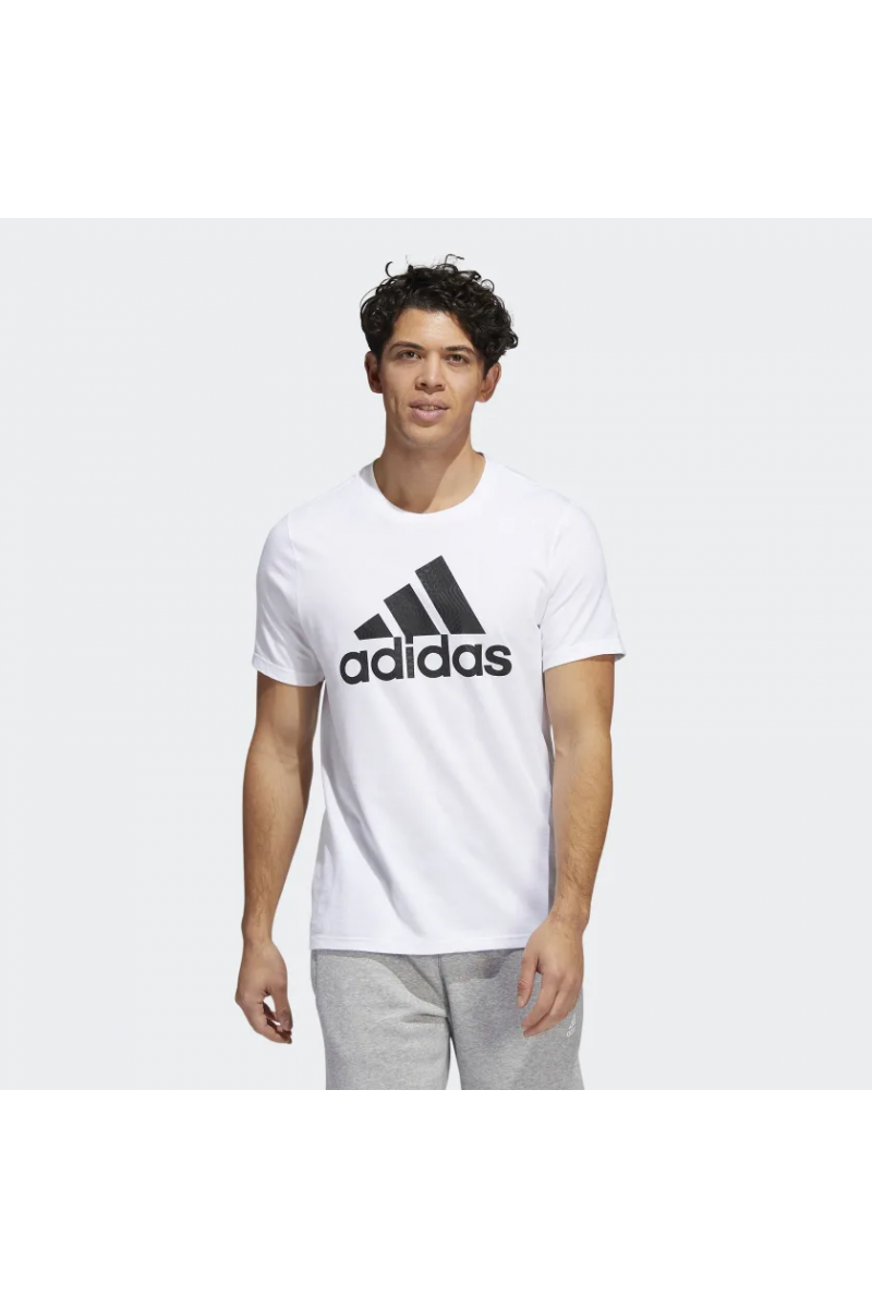 POLERA ADIDAS HOMBRE FOLL BOX LOGO BLANCO