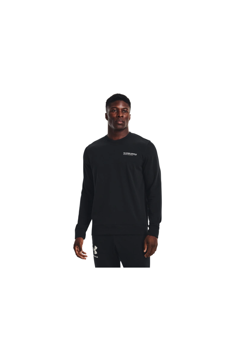 POLERÓN UNDER ARMOUR HOMBRE TERRY LOGO NEGRO POLERÓN UNDER ARMOUR HOMBRE TERRY LOGO NEGRO