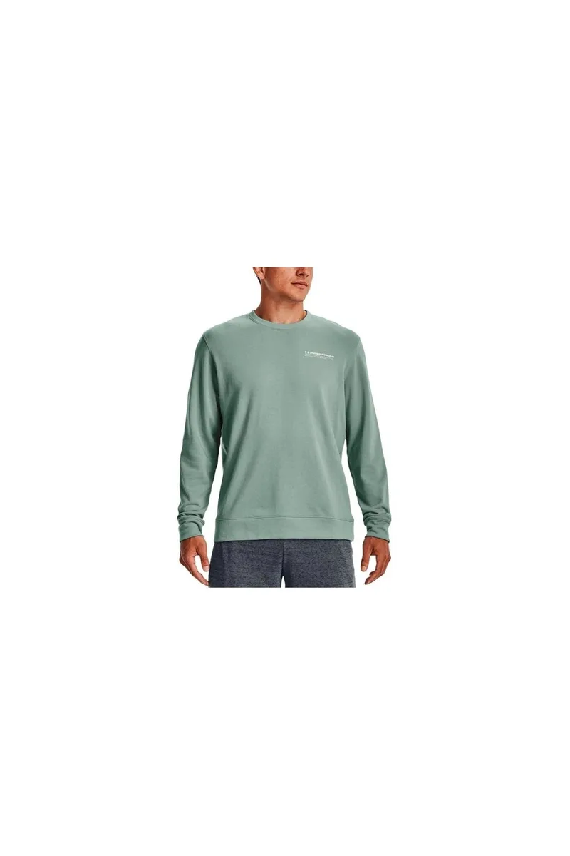 POLERÓN UNDER ARMOUR HOMBRE TERRY LOGO VERDE AGUA POLERÓN UNDER ARMOUR HOMBRE TERRY LOGO VERDE AGUA
