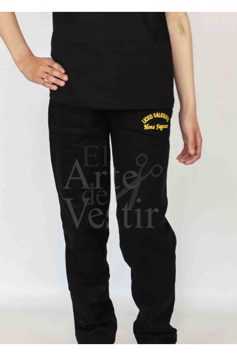 PANTALÓN BUZO MUJER NEGRO MONSEÑOR FAGNANO PUERTO NATALES