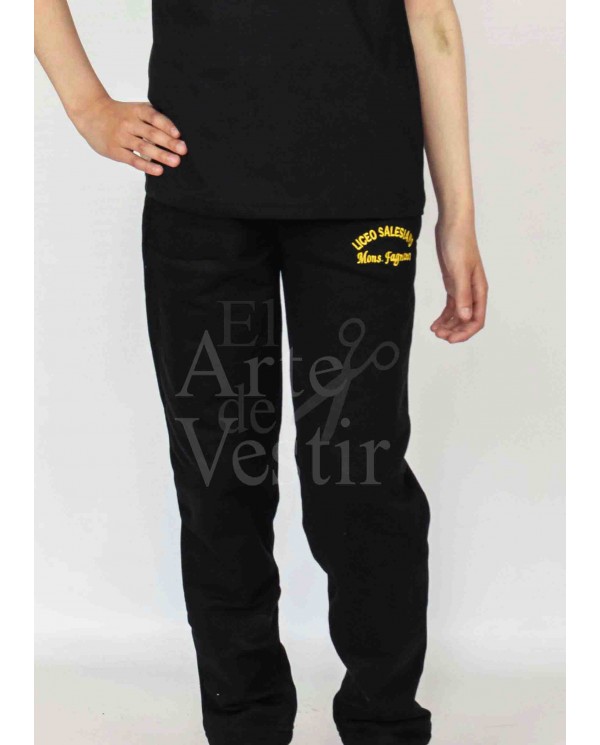 PANTALÓN BUZO MUJER NEGRO M.FAGNANO PUERTO NATALES