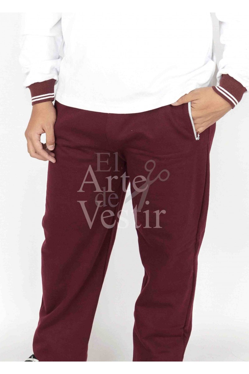 PANTALÓN BUZO BURDEO HOMBRE H. DE MAGALLANES PORVENIR
