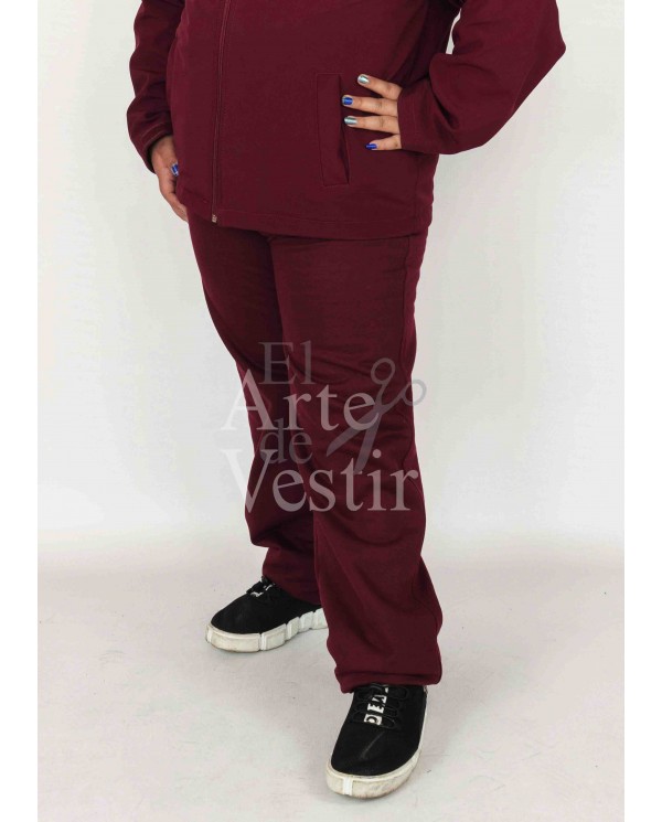 PANTALÓN BUZO BURDEO MUJER H. DE MAGALLANES PORVENIR