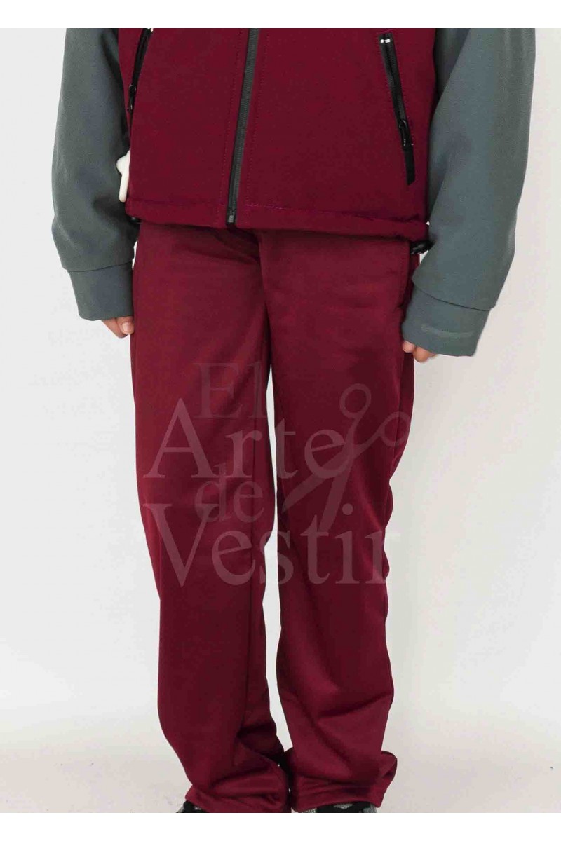 PANTALÓN BUZO MUJER BURDEO JUAN LADRILLEROS PUERTO NATALES