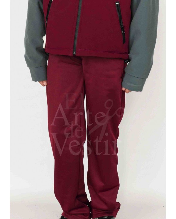 PANTALÓN BUZO MUJER BURDEO JUAN LADRILLEROS PUERTO NATALES