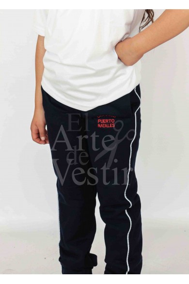 PANTALÓN BUZO PTO NATALES MUJER AZUL