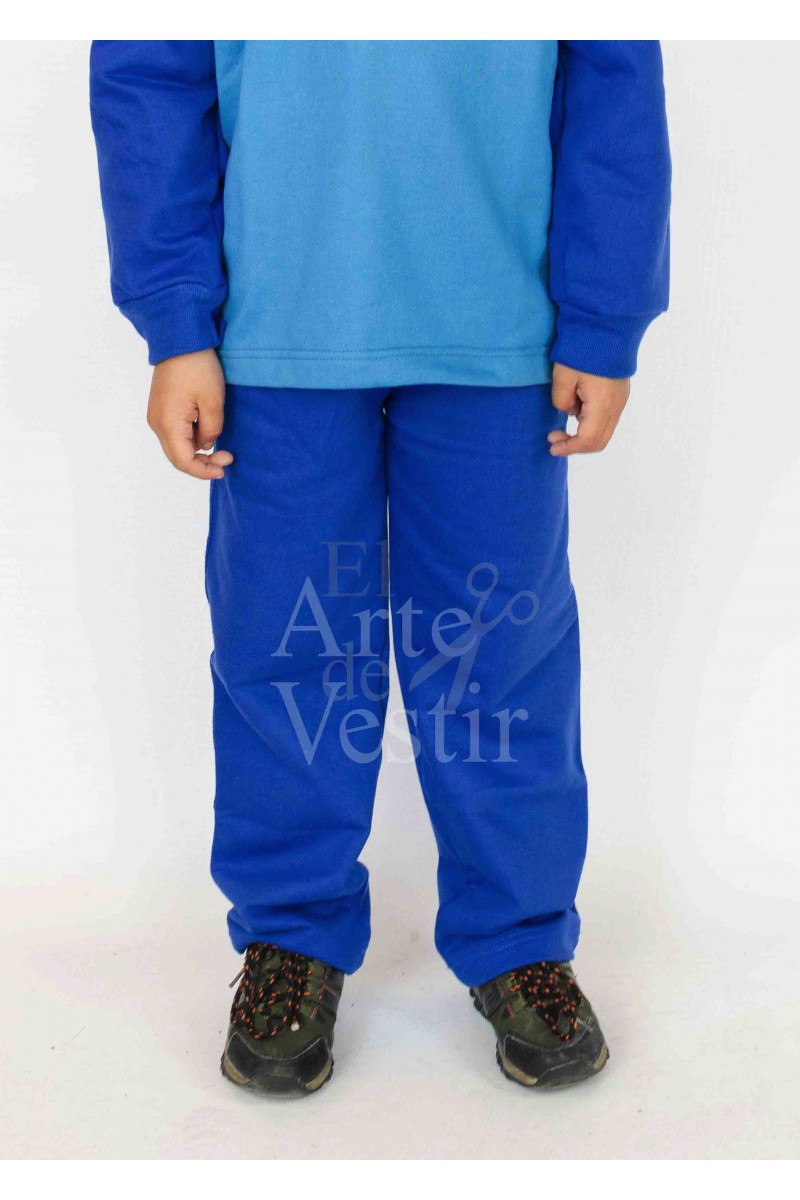 PANTALÓN BUZO HOMBRE AZULINO SANTIAGO BUERAS