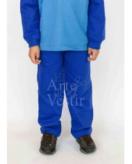 PANTALÓN BUZO MUJER AZULINO SANTIAGO BUERAS