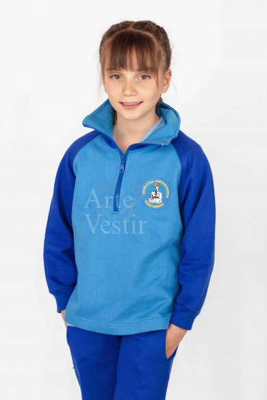 POLERÓN BUZO MUJER CELESTE SANTIAGO BUERAS