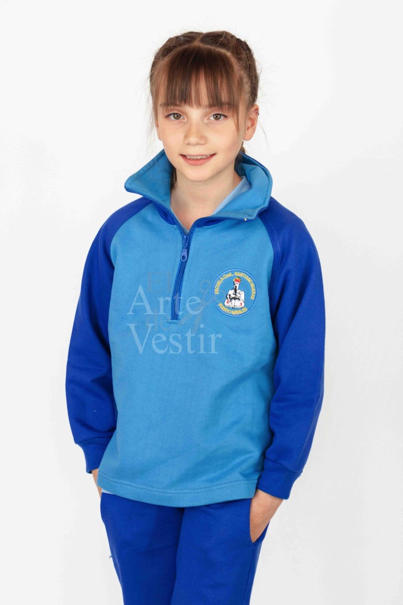 POLERÓN BUZO MUJER CELESTE SANTIAGO BUERAS