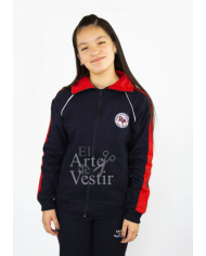 POLERÓN BUZO UNISEX ALGODÓN AZUL 18 SEPTIEMBRE