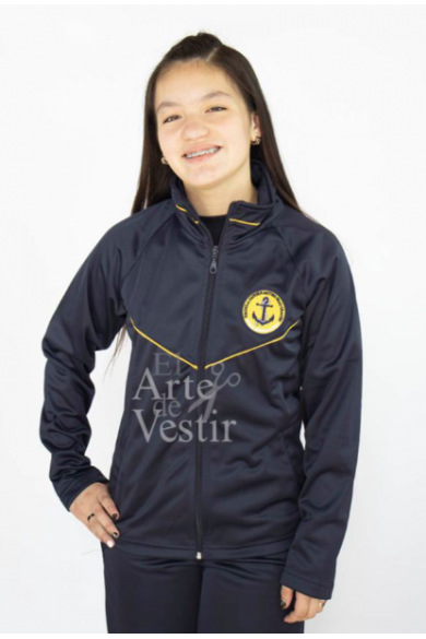 POLERÓN BUZO MUJER AZUL ARTURO PRAT