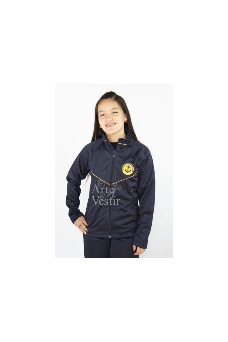 POLERÓN BUZO MUJER AZUL ARTURO PRAT