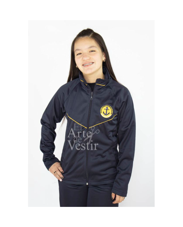 POLERÓN BUZO MUJER AZUL ARTURO PRAT