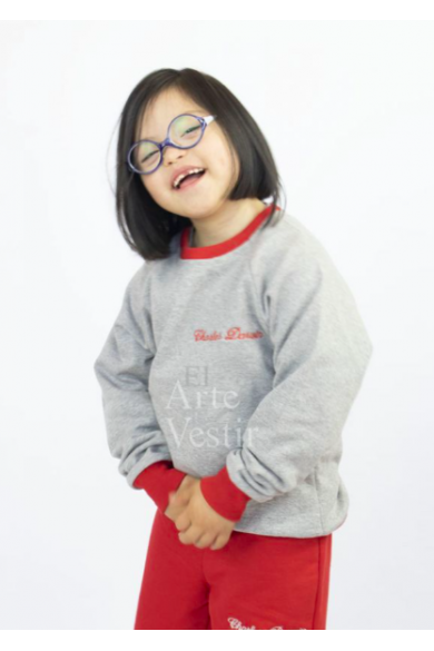 POLERÓN CH. DARWIN MUJER GRIS/ROJO