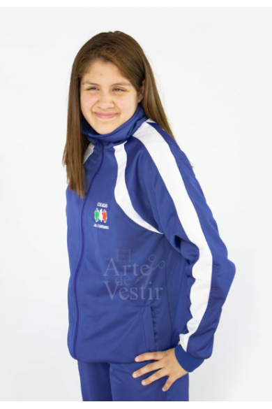 POLERÓN BUZO MUJER CONTARDI AZULINO