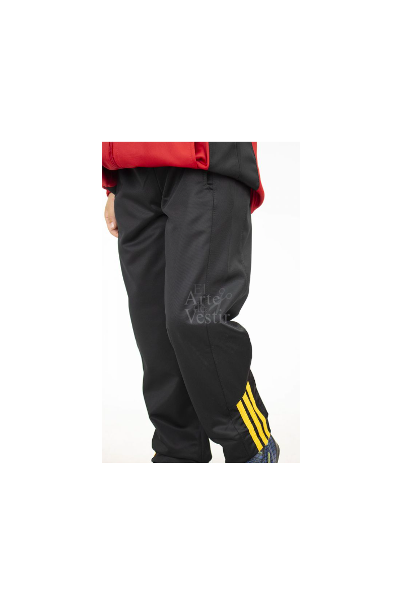 PANTALÓN BUZO ESPAÑA UNISEX NEGRO PANTALÓN BUZO ESPAÑA UNISEX NEGRO