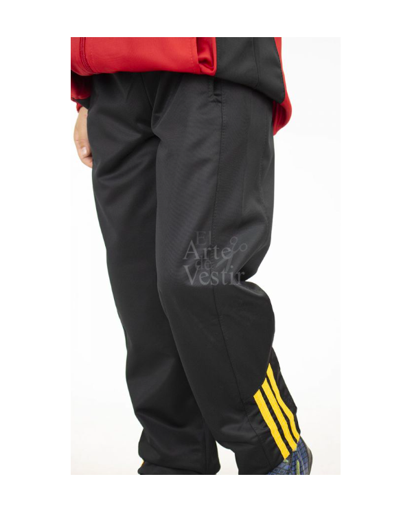 PANTALÓN BUZO UNISEX NEGRO ESPAÑA