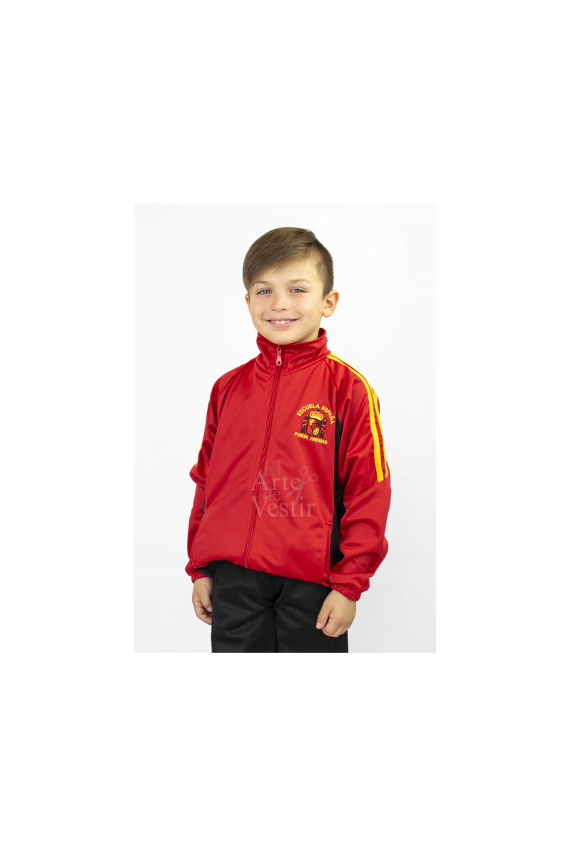 POLERÓN ESPAÑA UNISEX ROJO/NEGRO POLERÓN ESPAÑA UNISEX ROJO/NEGRO