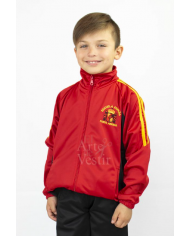 PANTALÓN BUZO HOMBRE/UNISEX NEGRO/ROJO EXPERIMENTAL