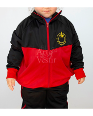 PANTALÓN BUZO EXPERIMENTAL HOMBRE/UNISEX NEGRO/ROJO PANTALÓN BUZO EXPERIMENTAL HOMBRE/UNISEX NEGRO/ROJO