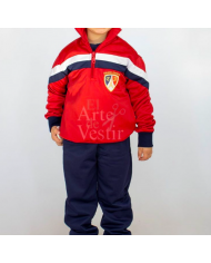 POLERÓN MUJER ROJO/AZUL FRANCES