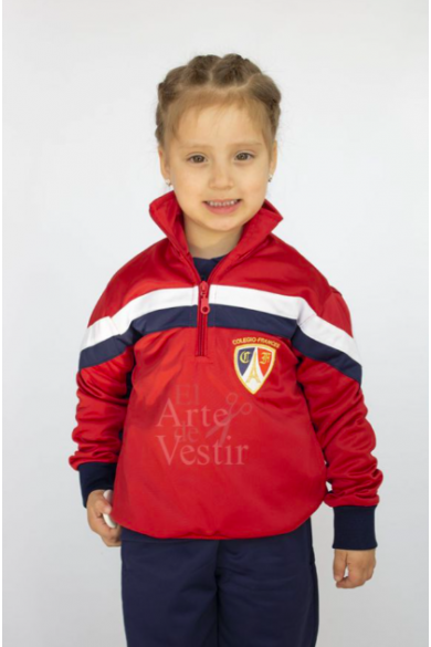 POLERÓN FRANCES MUJER ROJO/AZUL