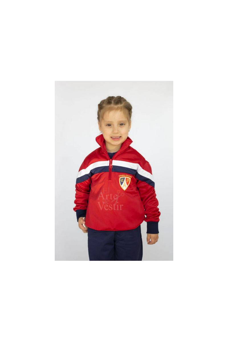 POLERÓN FRANCES MUJER ROJO/AZUL POLERÓN FRANCES MUJER ROJO/AZUL