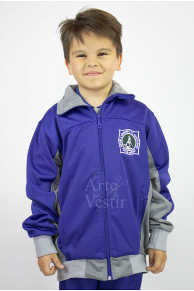 POLERÓN H. DE MAGALLANES HOMBRE AZULINO/GRIS