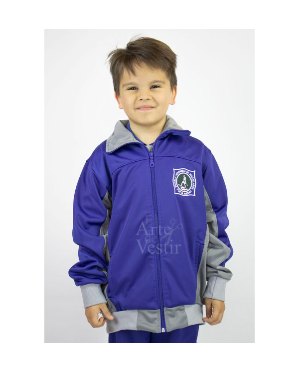 POLERÓN BUZO HOMBRE AZULINO/GRIS HERNANDO DE MAGALLANES