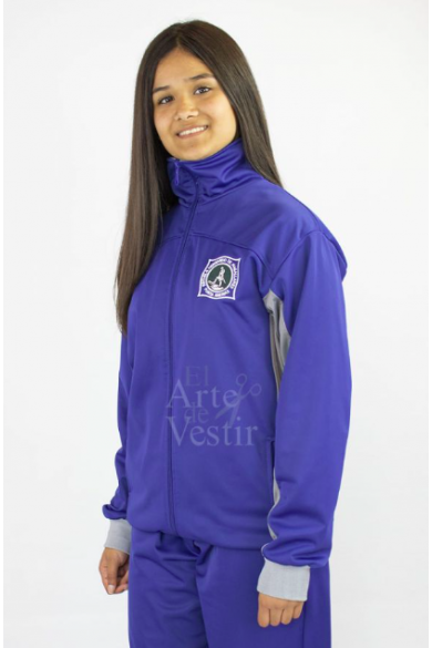 POLERÓN H. DE MAGALLANES MUJER AZULINO/GRIS