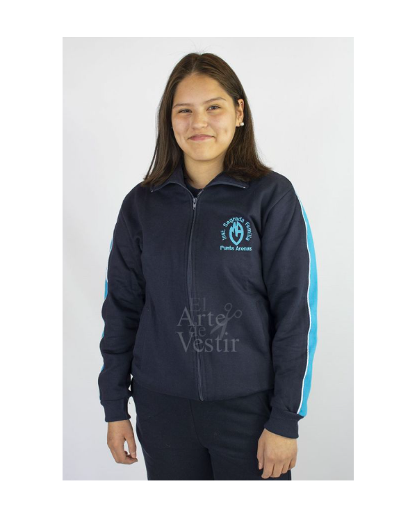 POLERÓN BUZO MUJER AZUL/TURQ INSAFA