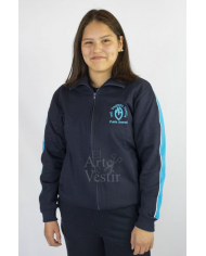 POLERA AZUL MC POLO MUJER INSAFA