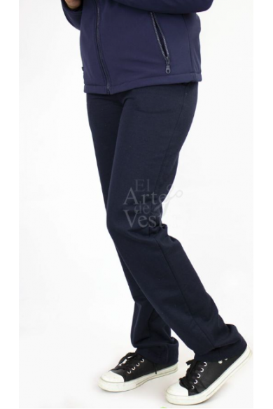 PANTALÓN BUZO MUJER AZUL LUIS ALBERTO BARRERA