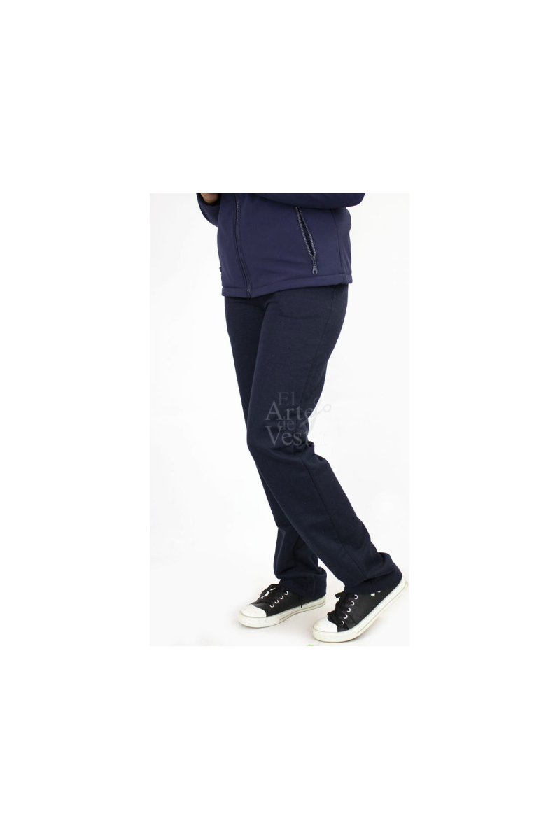 PANTALÓN BUZO L.A. BARRERA MUJER AZUL PANTALÓN BUZO L.A. BARRERA MUJER AZUL