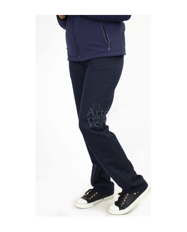 PANTALÓN BUZO MUJER AZUL LUIS ALBERTO BARRERA