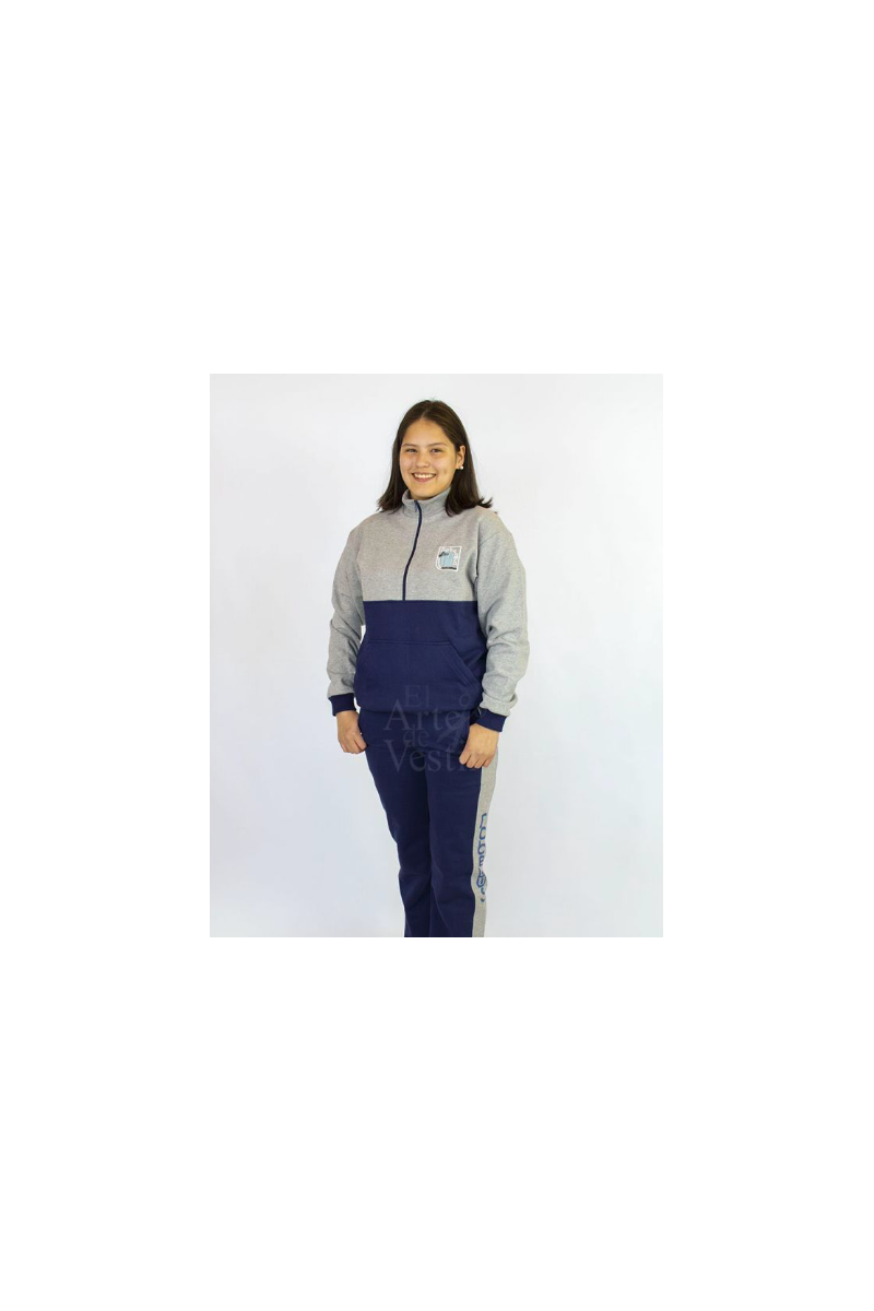 POLERÓN NOBELIUS MUJER GRIS/AZUL POLERÓN NOBELIUS MUJER GRIS/AZUL