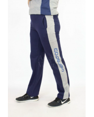 PANTALÓN BUZO HOMBRE/UNISEX AZUL/GRIS NOBELIUS