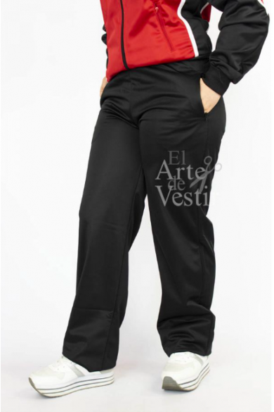 PANTALÓN BUZO M. AUXILIADORA MUJER NEGRO PTA ARENAS