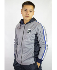 POLERÓN BUZO MUJER GRIS/AZUL MARIA BEHETY