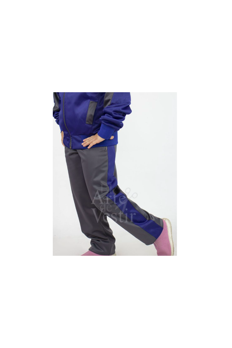 PANTALÓN BUZO UNISEX GRIS MANUEL BULNES