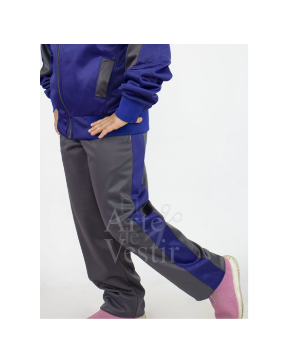 PANTALÓN BUZO UNISEX GRIS MANUEL BULNES