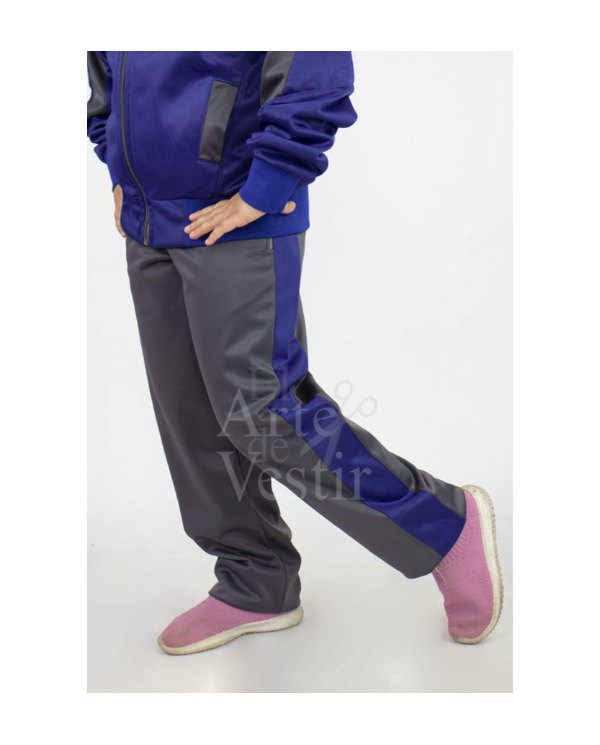 PANTALÓN BUZO MUJER GRIS MANUEL BULNES